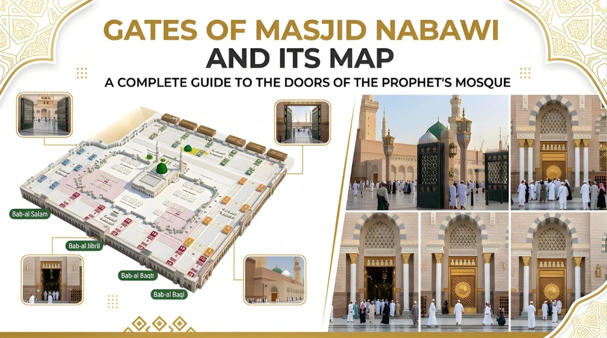 Gates of Masjid al‑Nabawi History, Names & Locations - Taqwa Tours