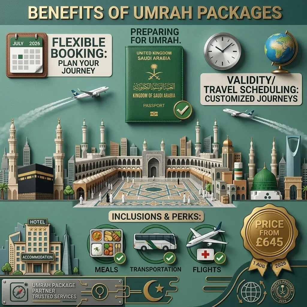 Benifits of booking Umrah Packages from UK - Taqwa Tours