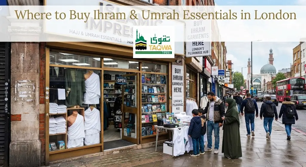 Where to Buy Ihram & Umrah Essentials in London - Taqwa Tours